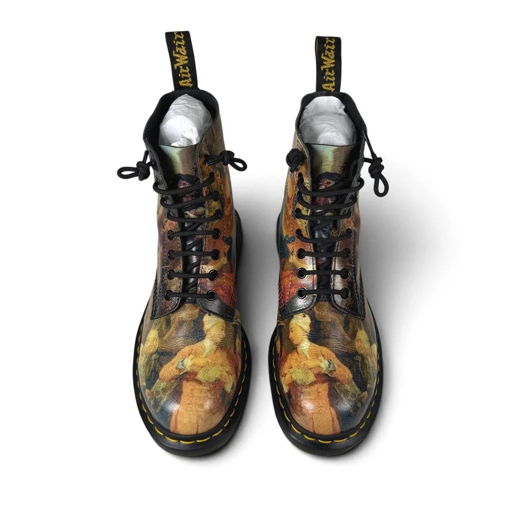 Dr. Martens Pascal Boots Museum Edition William Hogarth A Rakes Progress Mens 9